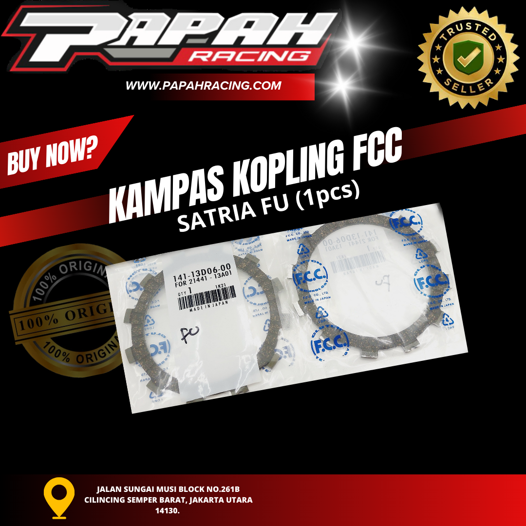 KAMPAS KOPLING SATRIA FU FCC JAPAN(1PCS)